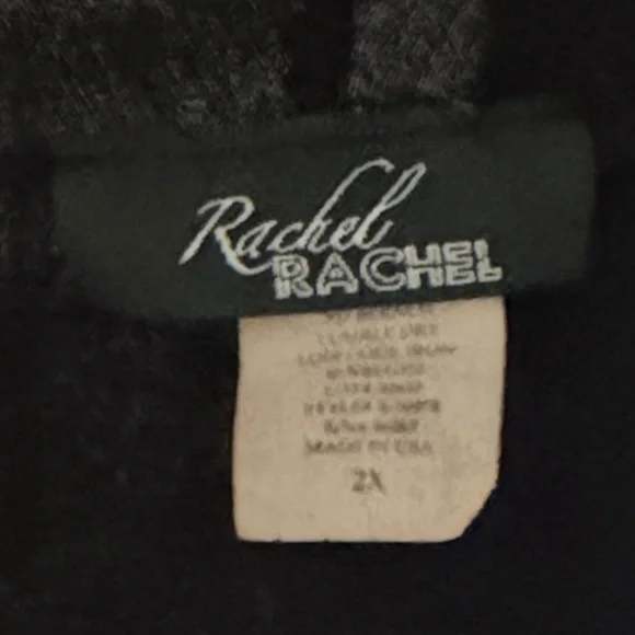 Rachel Rachel Black and Purple Women's Blouse - Picture 5 of 7